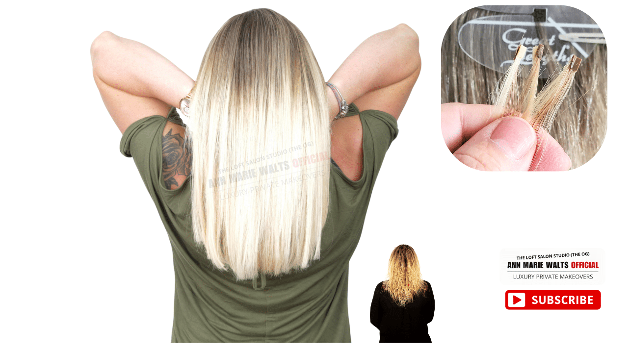 Best Hair Extensions Near Me by Ann Marie Walts at The Loft Salon Studio