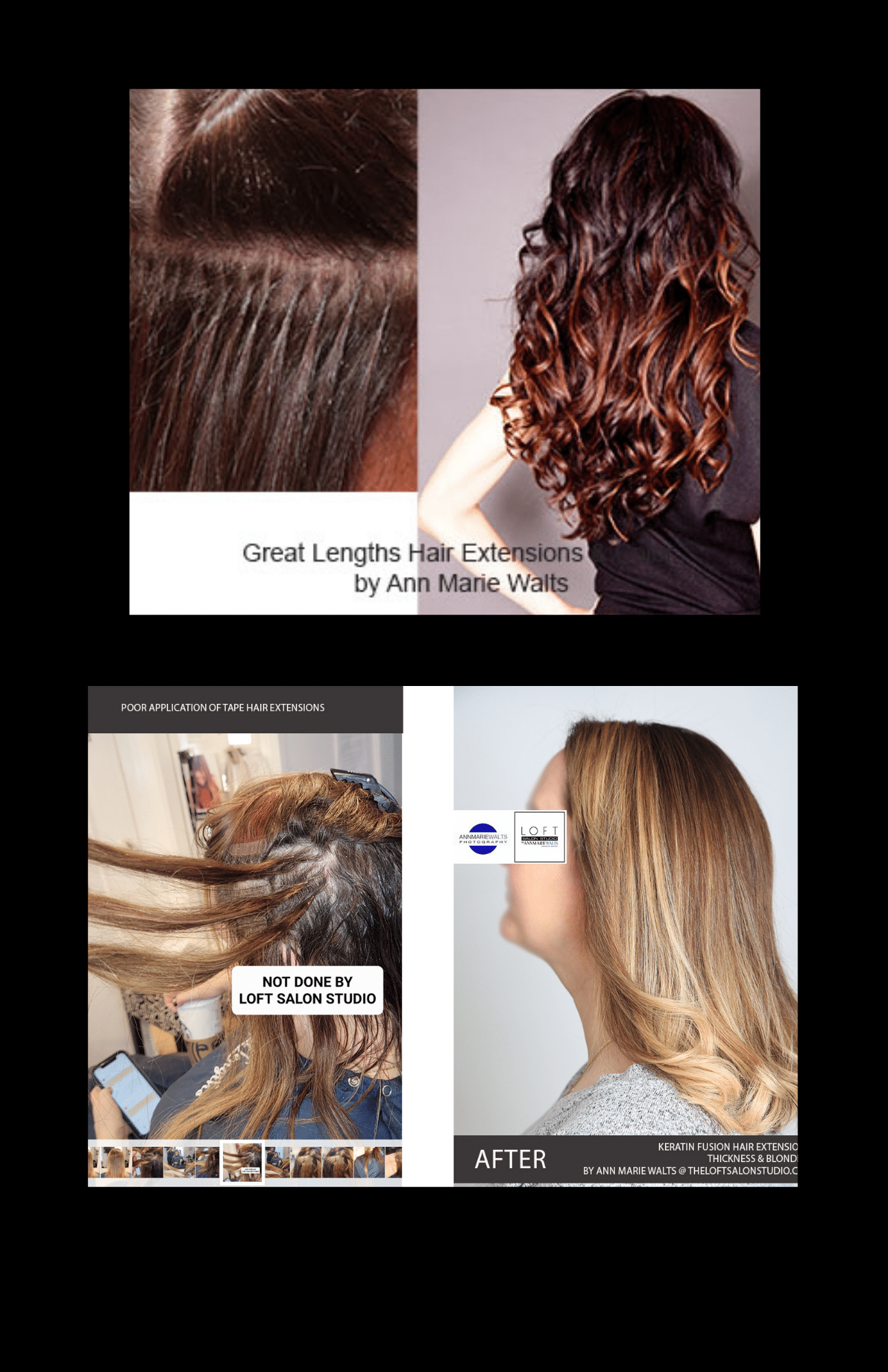 HAIR EXTENSIONS BY ANN MARIE WALTS
